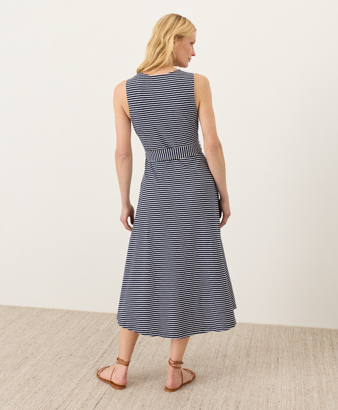Women's Clearance Fit & Flare Easy V-neck Dress made with Organic Cotton |  Pact