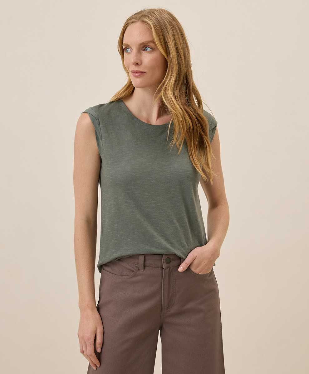 売れ筋商品|||パクト カットソー トップス レディース Women's Organic Cotton Featherweight Slub Reversible Tank Black Pact Organic Featherweight Slub Reversible Tank | Nordstrom