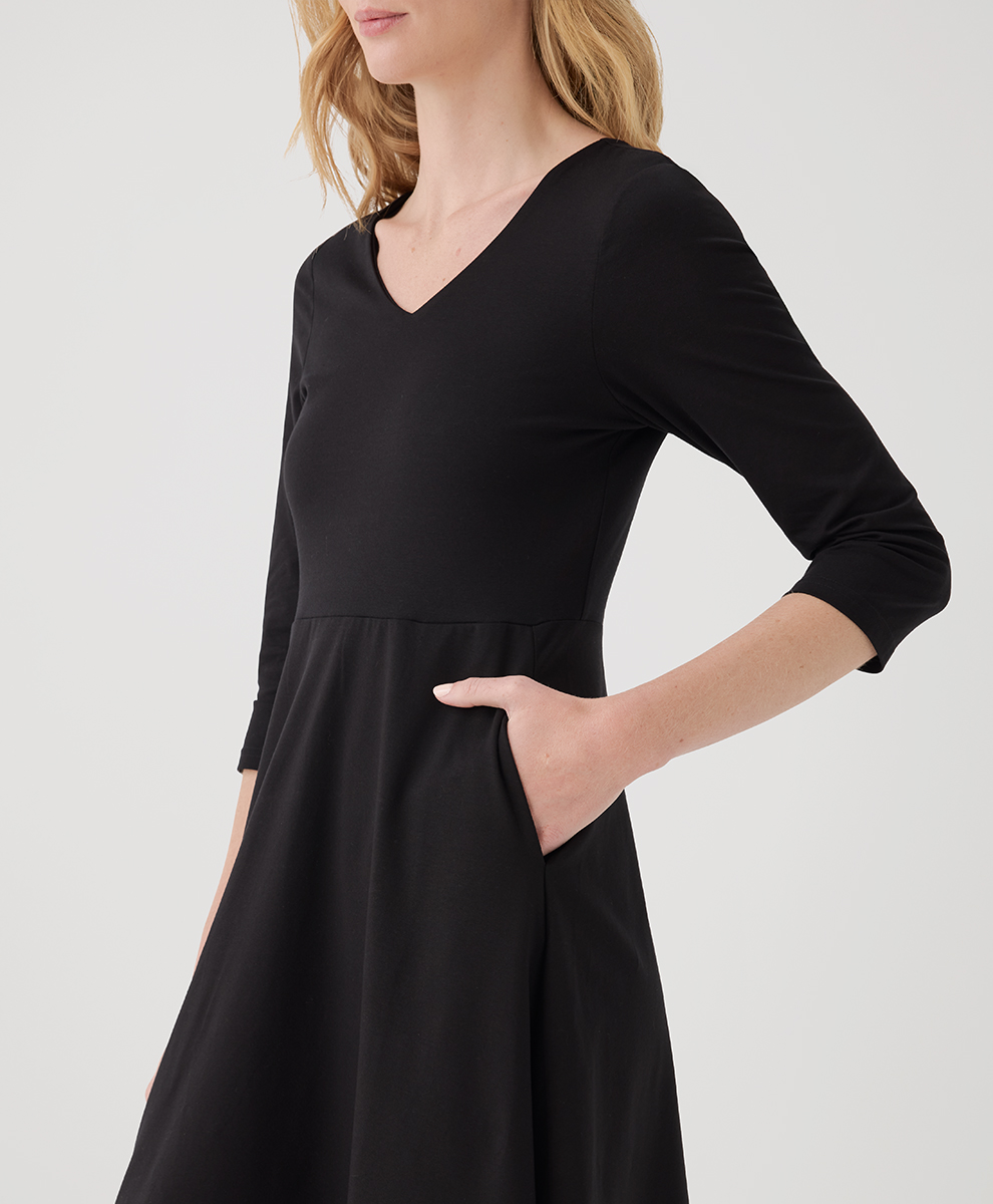Women's Fit & Flare Midi Party Dress - $37.60 | Pact Circle