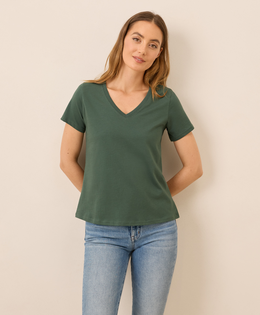 売れ筋商品|||パクト カットソー トップス レディース Women's Organic Cotton Softspun V-Neck Tank La jolla stripe Women's Clearance Softspun V-neck Tank made with Organic